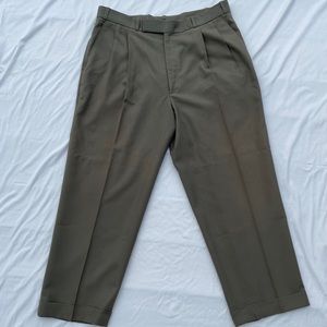 Men’s dark khaki dress pants